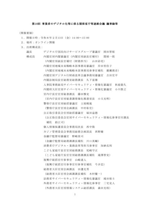議事録