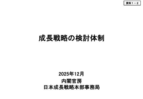 成長戦略の検討体制