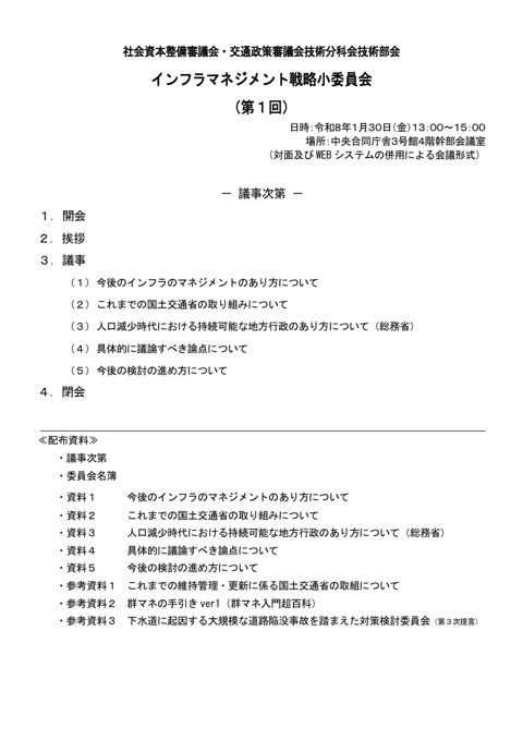 議事次第