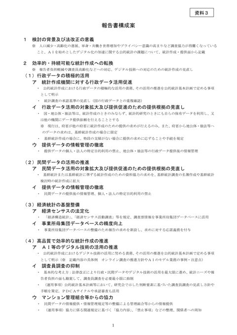 報告書構成案
