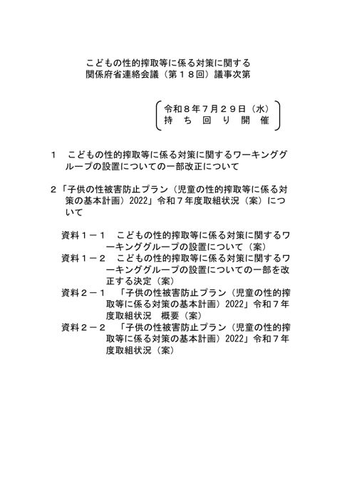 議事次第