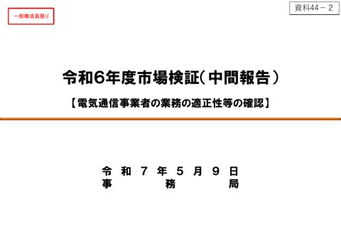 令和6年度市場検証（中間報告）【業務の適正性確認】