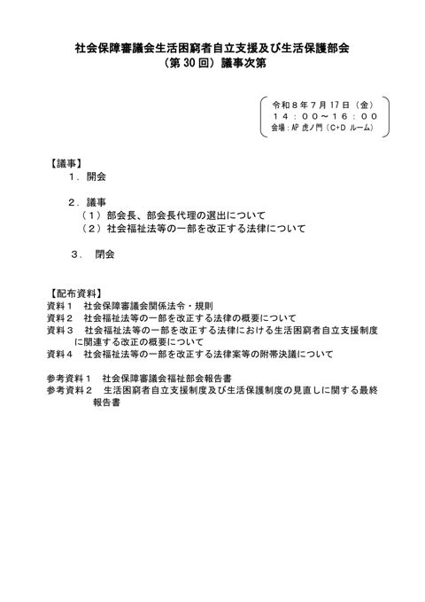 議事次第［PDF形式：62KB］