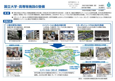 参考資料5-3 国立大学・高専等施設の整備