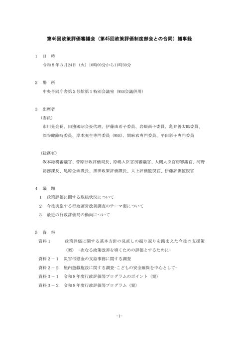 議事録