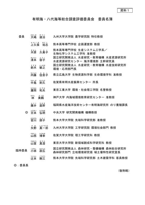 委員及び臨時委員名簿［PDF 91 KB］