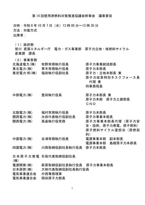 議事要旨