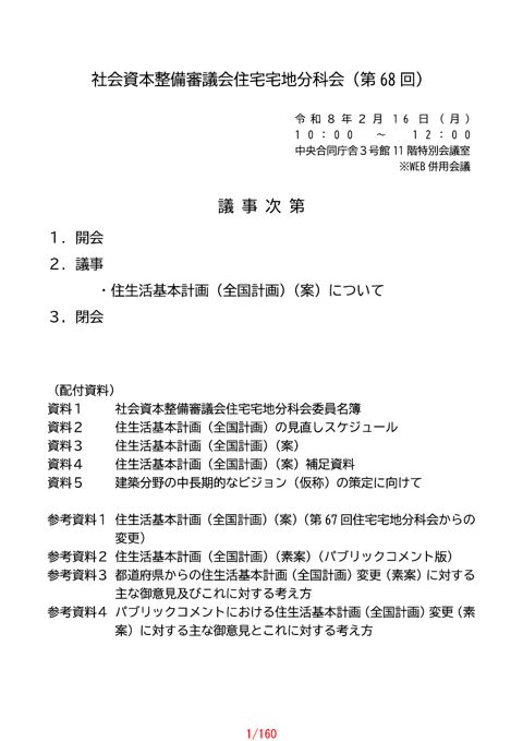 議事次第