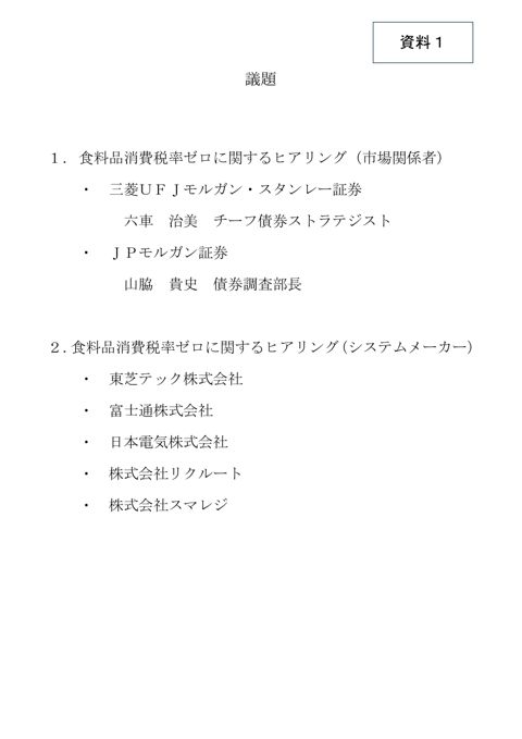 議題