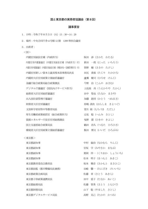 議事要旨