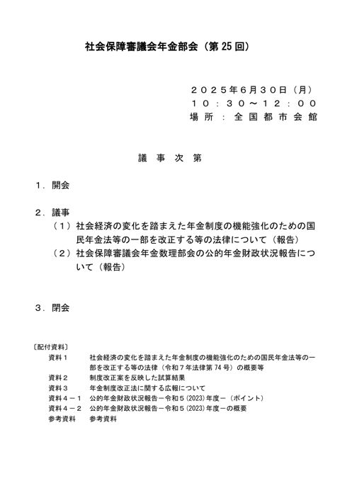 議事次第［42KB］