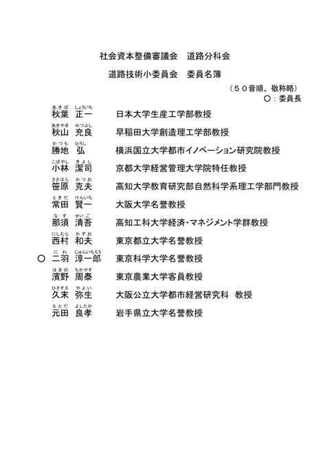 委員名簿