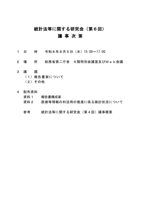 議事次第