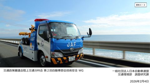 資料４－３ ヒアリング資料（（一社）日本自動車連盟資料）