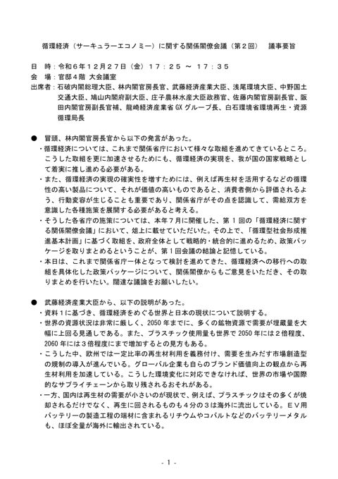 議事要旨