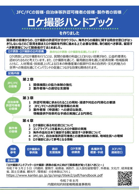 JFC/FCの皆様・自治体等許認可権者の皆様・製作者の皆様