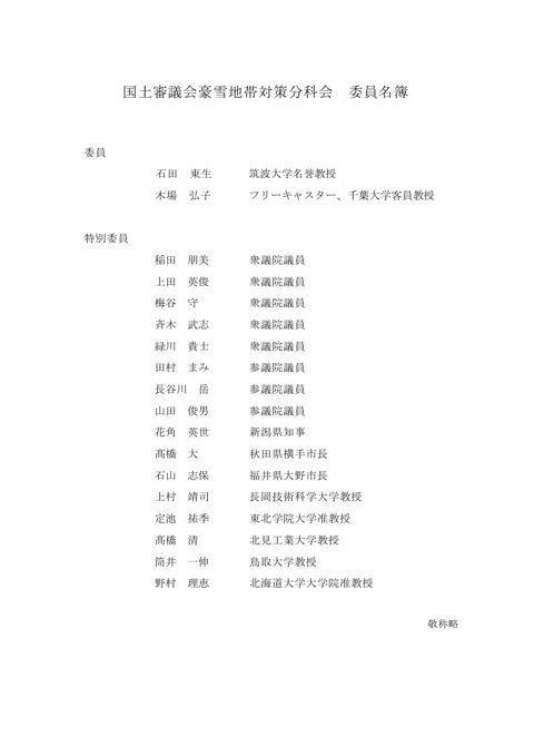 委員名簿