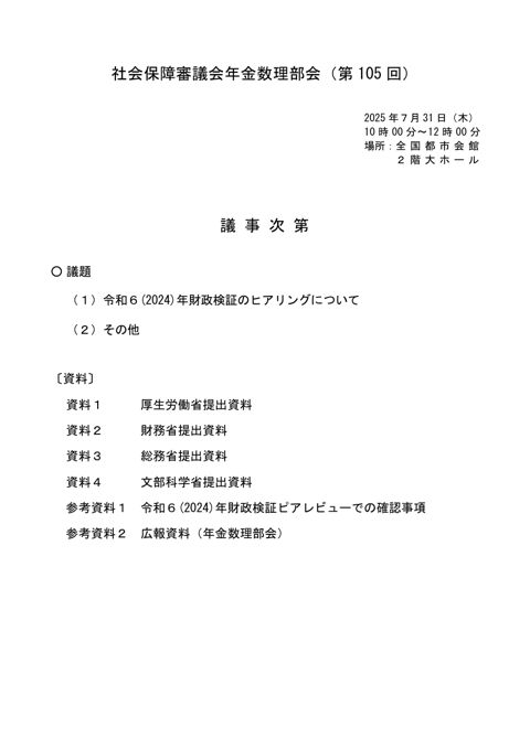 議事次第［37KB］