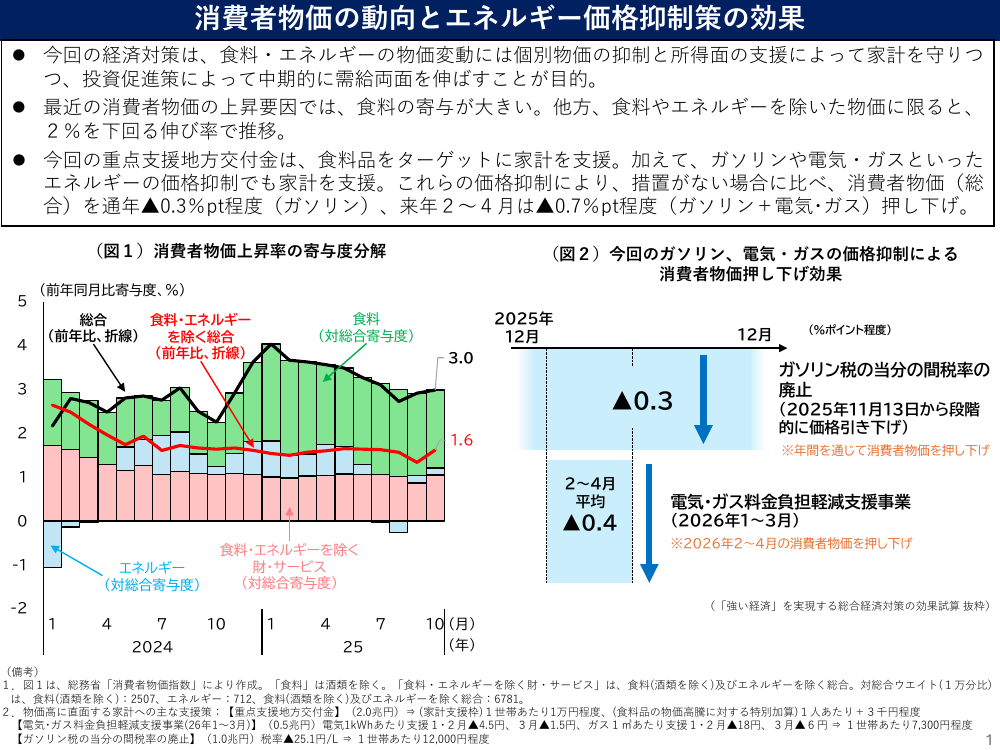 第20251205回 家計支援のための臨時的減税措置 資料スライド 3枚目