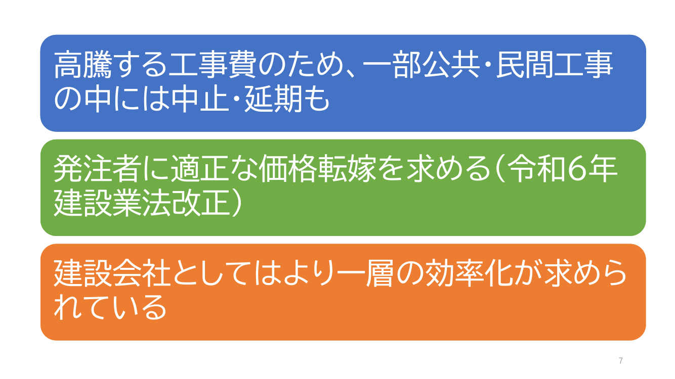 第1回 営業所専任技術者の配置要件緩和・兼務容認 資料スライド 7枚目