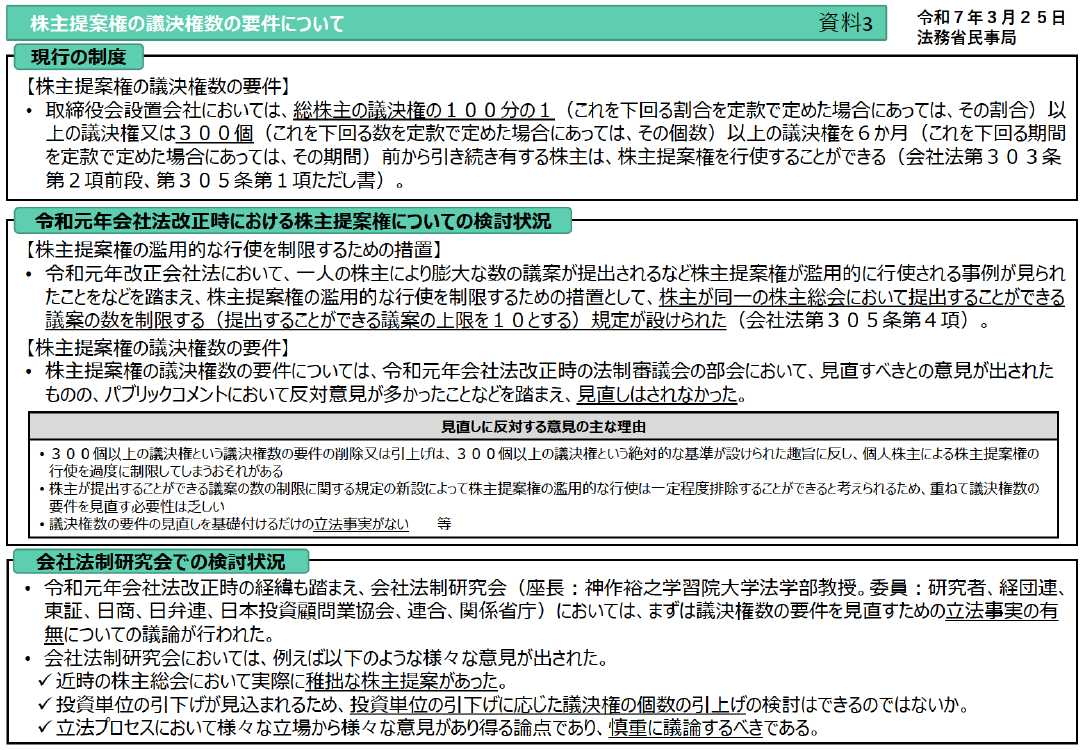 規制改革推進会議 スタートアップ・イノベーション促進WG 第3回 資料