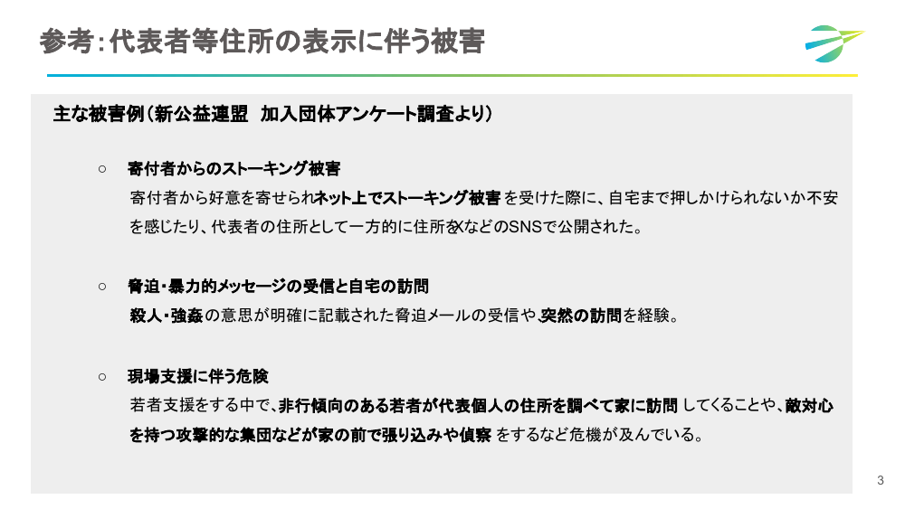 第9回 代表取締役等住所非表示措置の導入と運用改善 資料スライド 6枚目