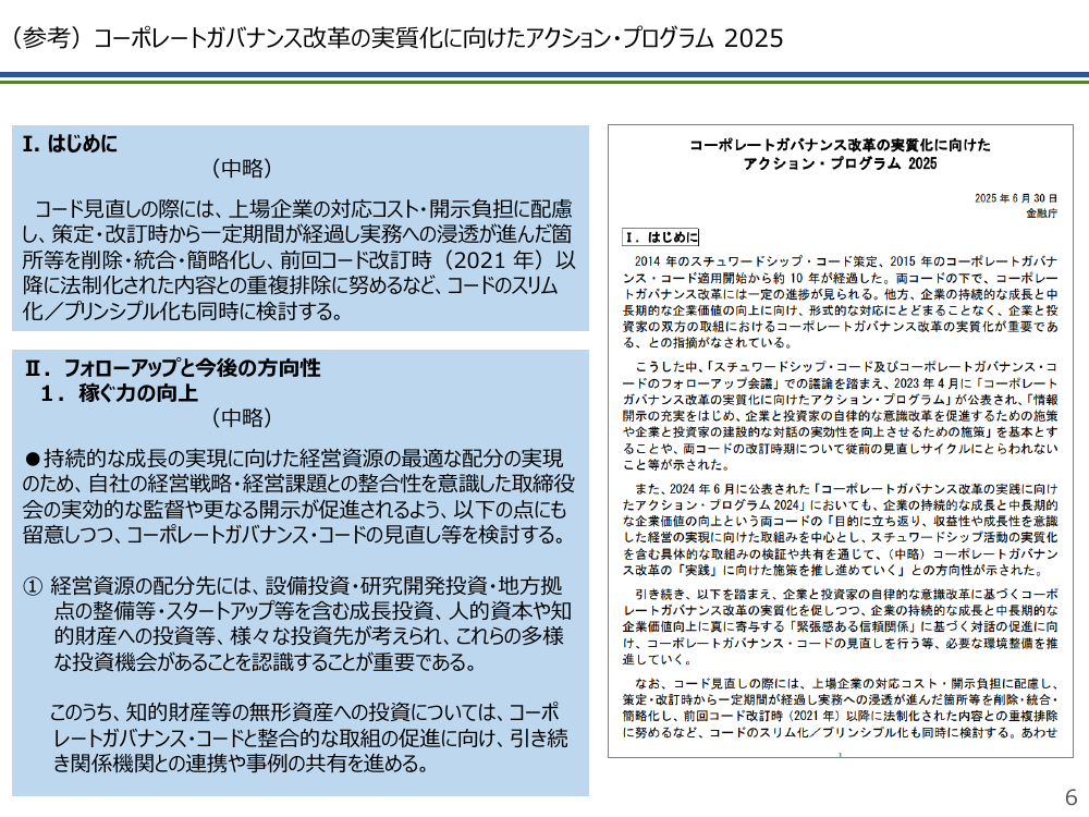 第25回 知財・無形資産の可視化・実践ツールの展開 資料スライド 6枚目