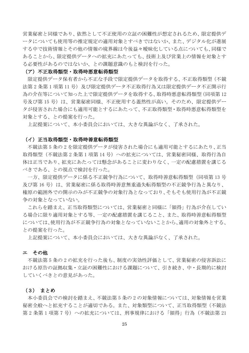 使用等の推定規定の拡充（不競法第5条の2） 該当資料スライド 6枚目