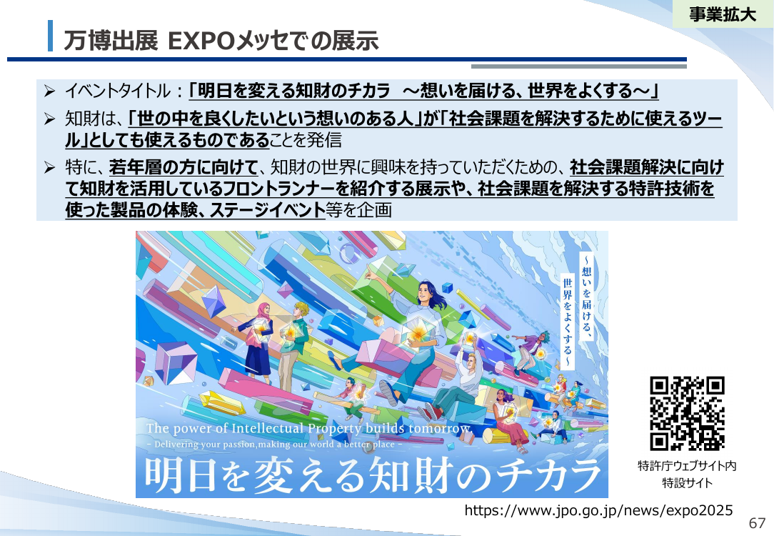 大阪・関西万博への出展 該当資料スライド 2枚目