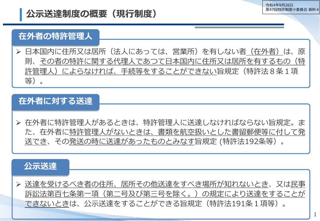 第14回 送達制度の見直し 資料スライド 9枚目