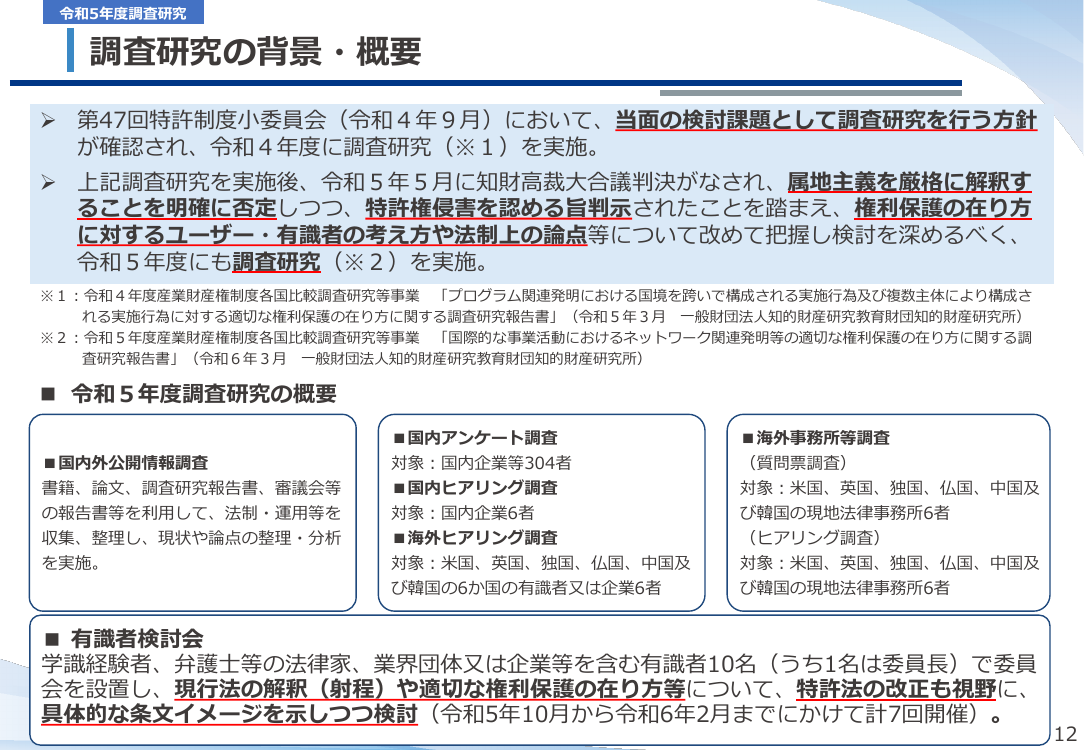 第50回 ネットワーク関連発明の適切な権利保護 資料スライド 10枚目