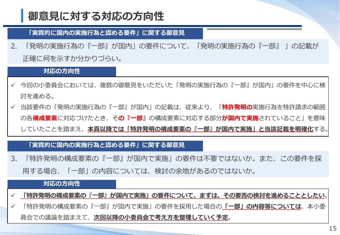 ネットワーク関連発明の権利保護 該当資料スライド 6枚目