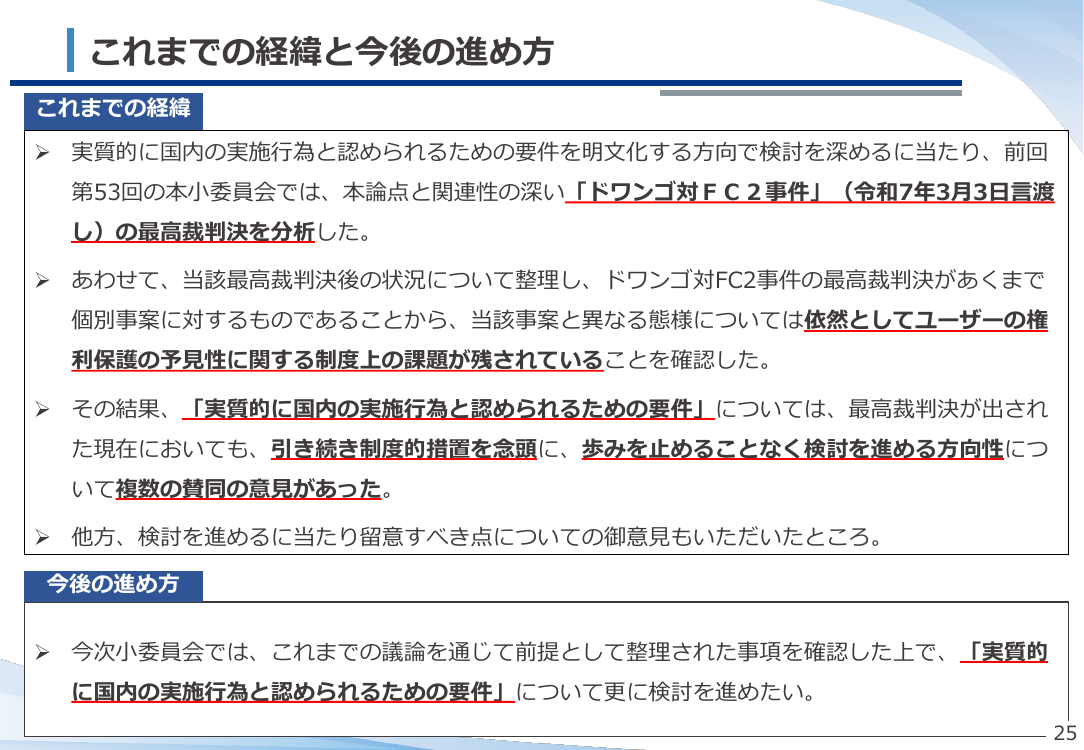 ネットワーク関連発明の権利保護に向けた制度整備 資料スライド