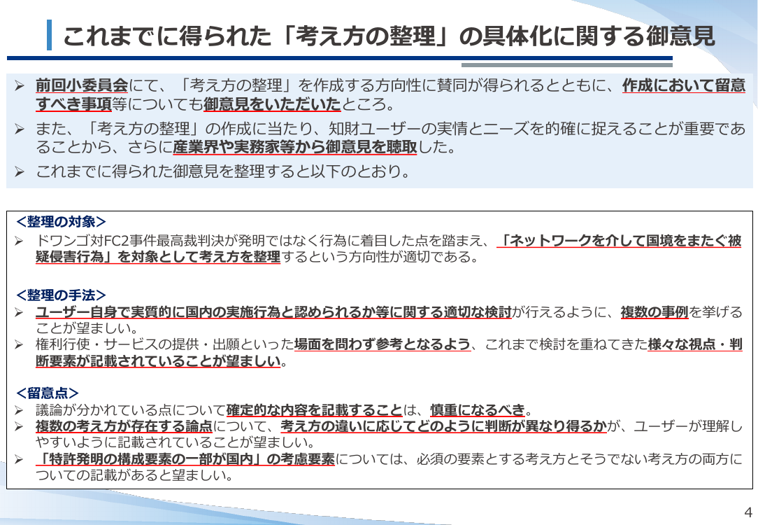 ネットワーク関連発明の実質的国内実施要件の明文化 資料スライド