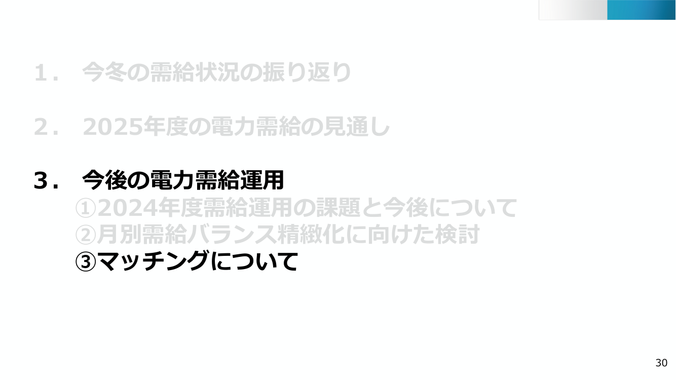 発電設備休廃止時のマッチング省略制度 該当資料スライド 1枚目