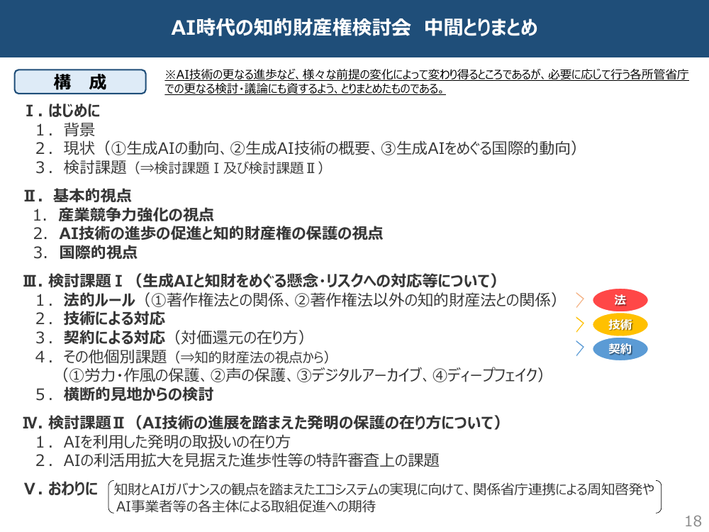 第26回 生成AIと知的財産権に関するルール整備 資料スライド 7枚目