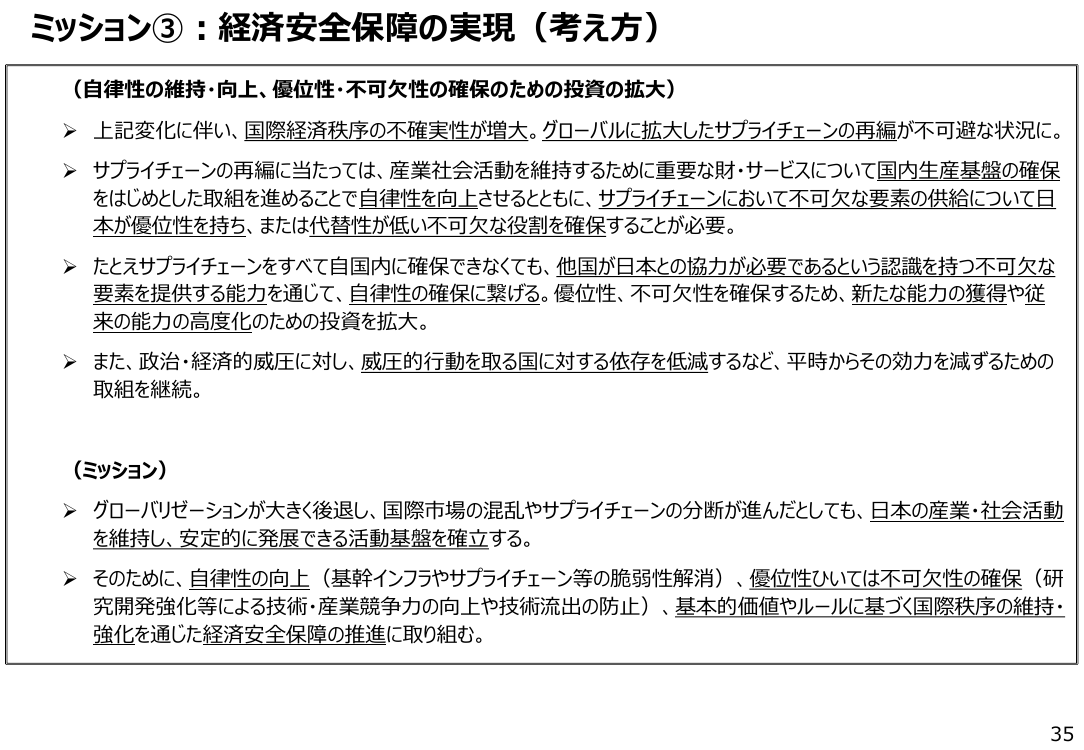 第32回 経済安全保障重要技術育成プログラム 資料スライド 3枚目