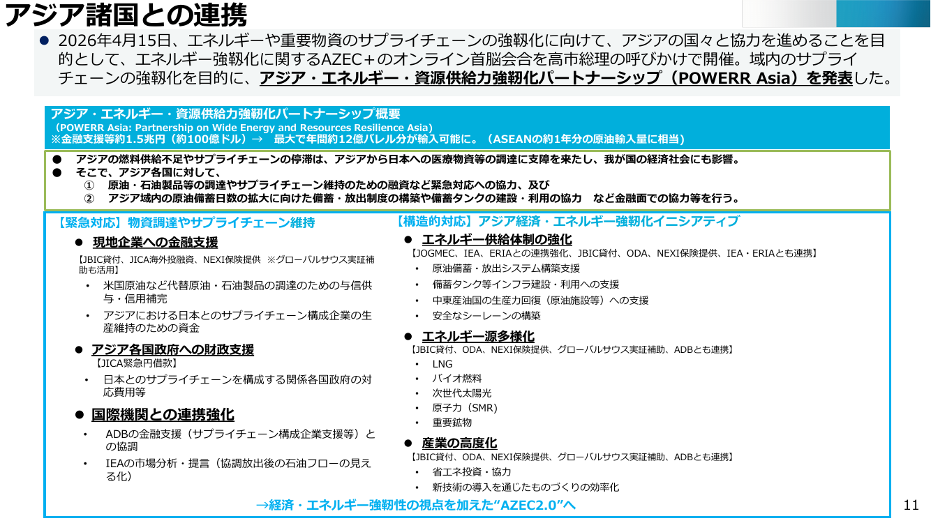 アジア諸国との連携