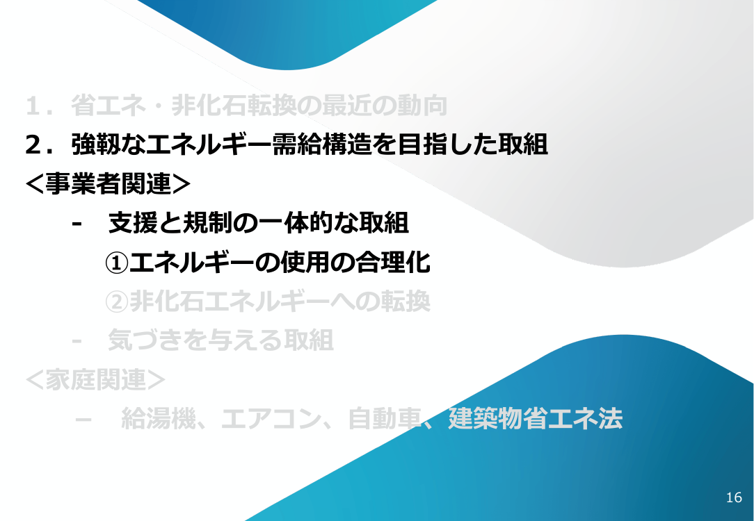省エネ・非化石転換設備の導入支援（補助金） 資料スライド