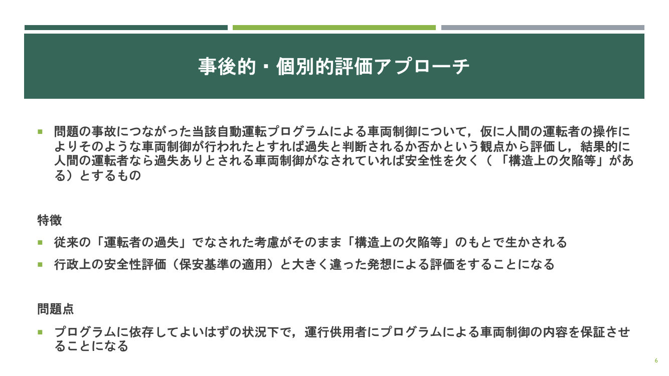 第3回 自動運転の損害賠償・責任分配ルール 資料スライド 4枚目