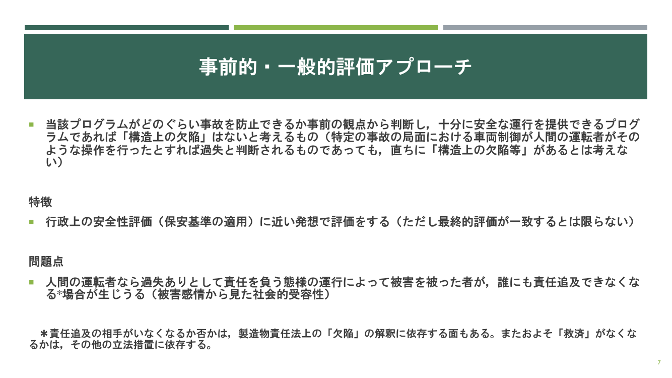 第3回 自動運転の損害賠償・責任分配ルール 資料スライド 5枚目