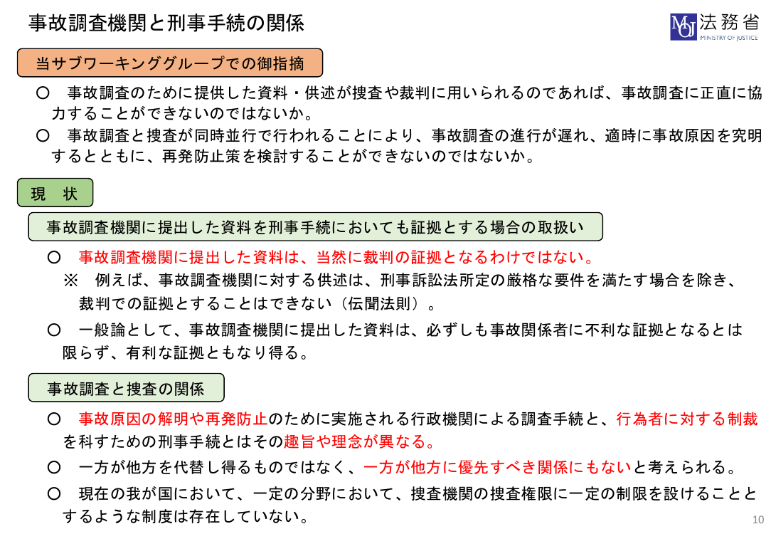 第3回 自動運転事故調査機関の設置 資料スライド 4枚目