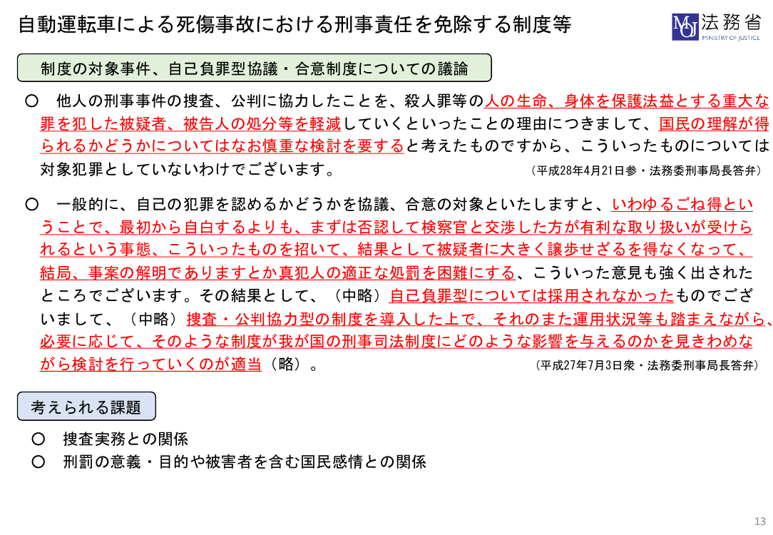 刑事司法・捜査制度の見直し 資料スライド