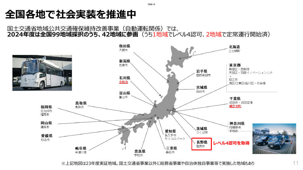 第7回 自動運転先行的事業化地域への実装支援 資料スライド 1枚目
