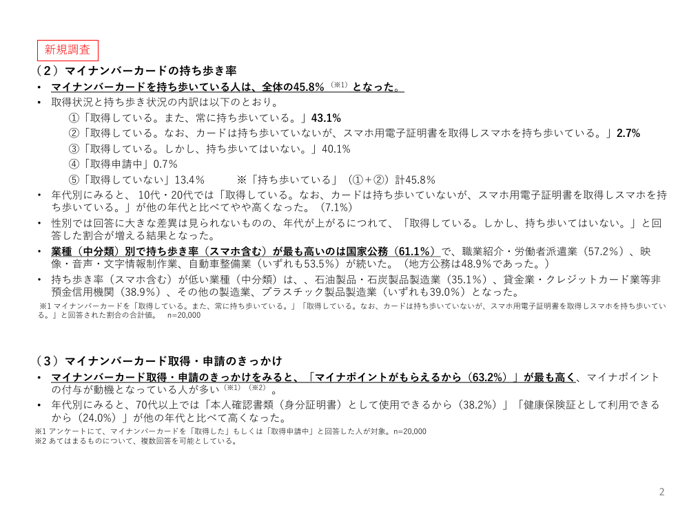 第6回 次期マイナンバーカードの検討 資料スライド 5枚目