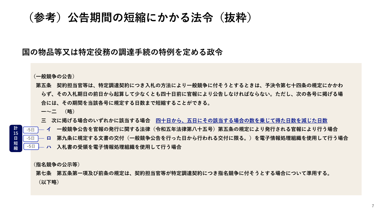 デジタルマーケットプレイスの開発・運用 該当資料スライド 7枚目