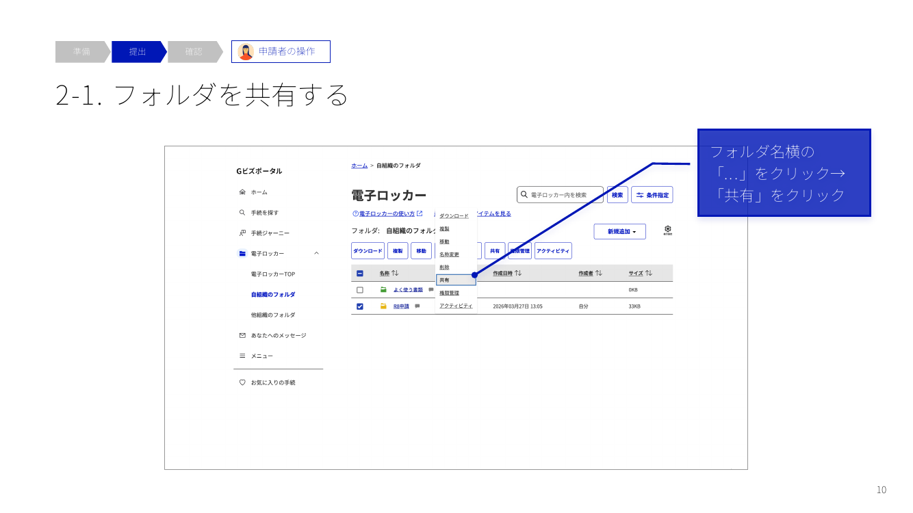 電子ロッカー 該当資料スライド 10枚目