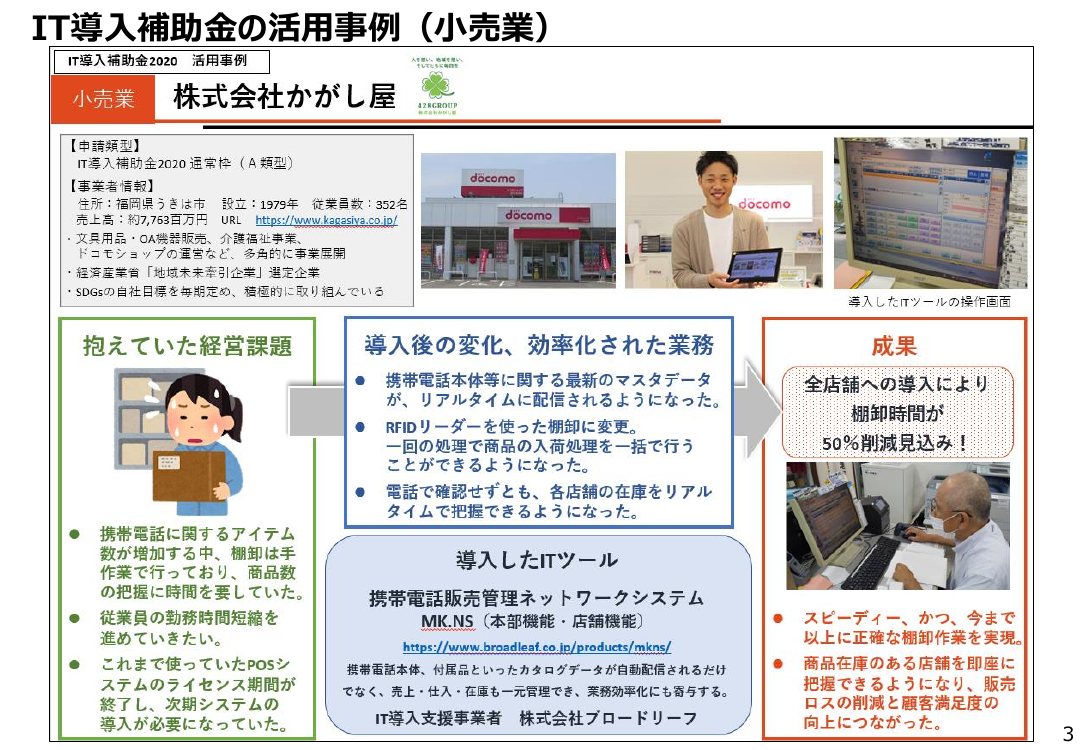 IT導入補助金 該当資料スライド 4枚目