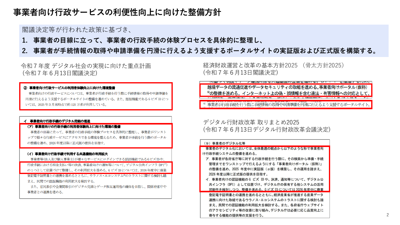 第8回 Gビズポータルの構築・運用 資料スライド 3枚目