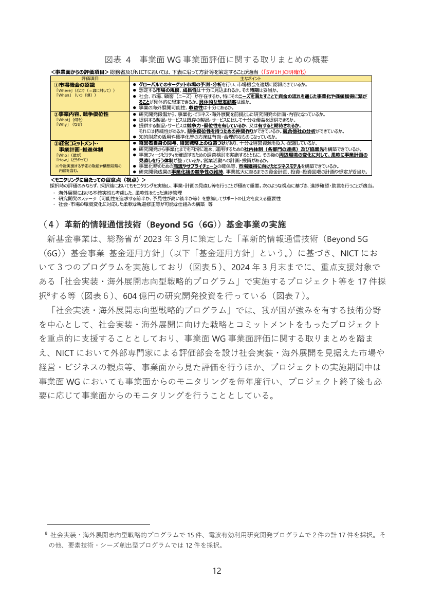 第51回 革新的情報通信技術（Beyond 5G）基金事業 資料スライド 6枚目